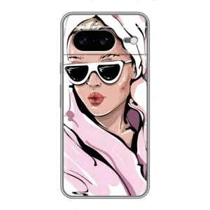 Чохол з картинкою Модні Дівчата Google Pixel 8 (Дівчина в халаті)