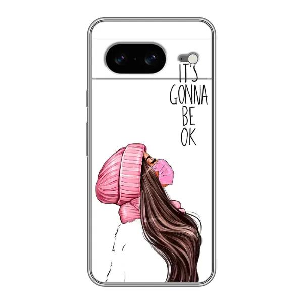 Чехол с рисунком «Девушка в маске» для Google Pixel 8 Чехол с рисунком «Девушка в маске» для Google Pixel 8
