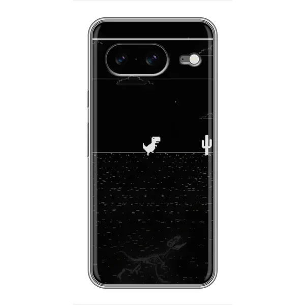 Чехол с рисунком «Динозаврик» для Google Pixel 8