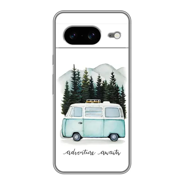 Чехол с рисунком «Домик на колесах» для Google Pixel 8 Чехол с рисунком «Домик на колесах» для Google Pixel 8