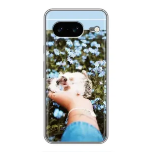 Чохли з зображенням різних тварин на Google Pixel 8 (Їжачок в руці)