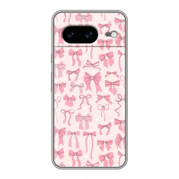 Чехол с рисунком «Фон бантики» для Google Pixel 8 Чехол с рисунком «Фон бантики» для Google Pixel 8
