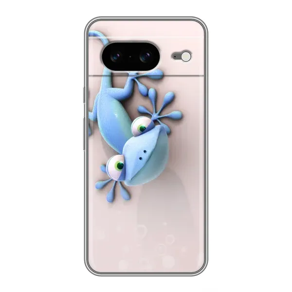 Чехол с рисунком «Геккон» для Google Pixel 8