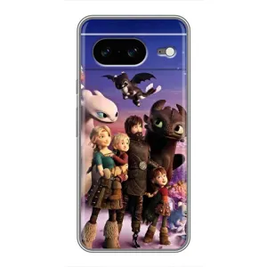 Чехол дракон Беззубик для Google Pixel 8 (Герои дракона)