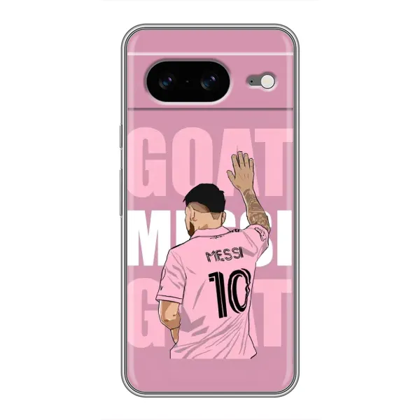 Чехол с рисунком «GOAT MESSI» для Google Pixel 8