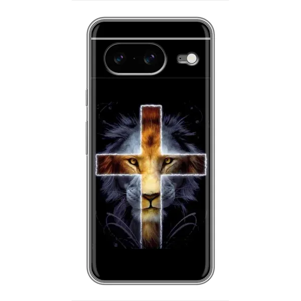 Чехол с рисунком «Иисус Лев» для Google Pixel 8 Чехол с рисунком «Иисус Лев» для Google Pixel 8
