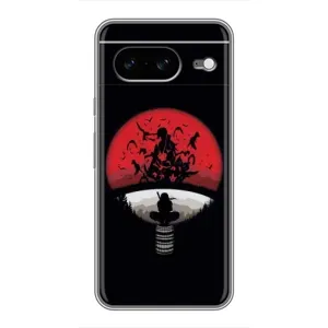 Чехлы с картинкой Итачи Учиха на Google Pixel 8 (Итачи на черном)
