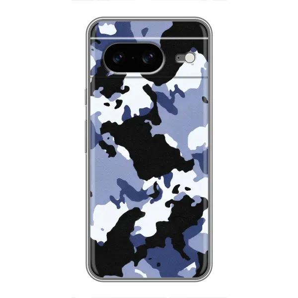 Чехол с рисунком «Камуфляжный Серый» для Google Pixel 8 Чехол с рисунком «Камуфляжный Серый» для Google Pixel 8