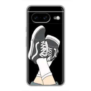 Чехол с Прикольным принтом на Google Pixel 8 (Кеды)