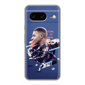 Чехол (TPU) с Футболистом на Google Pixel 8 (Килиан)