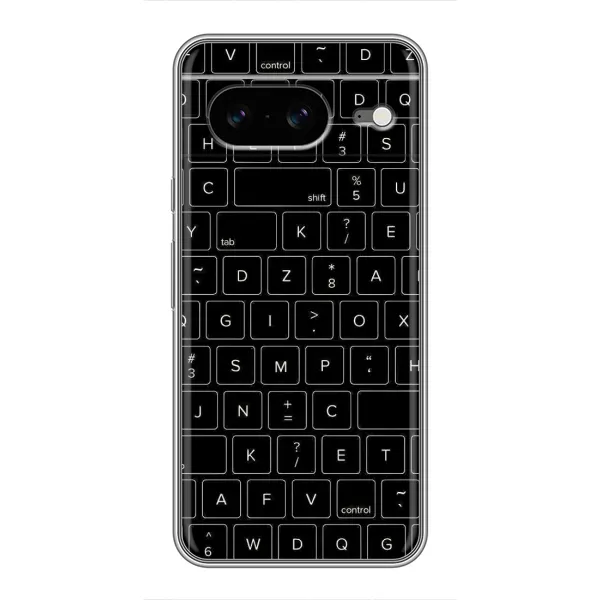 Чехол с рисунком «Клавиатура» для Google Pixel 8