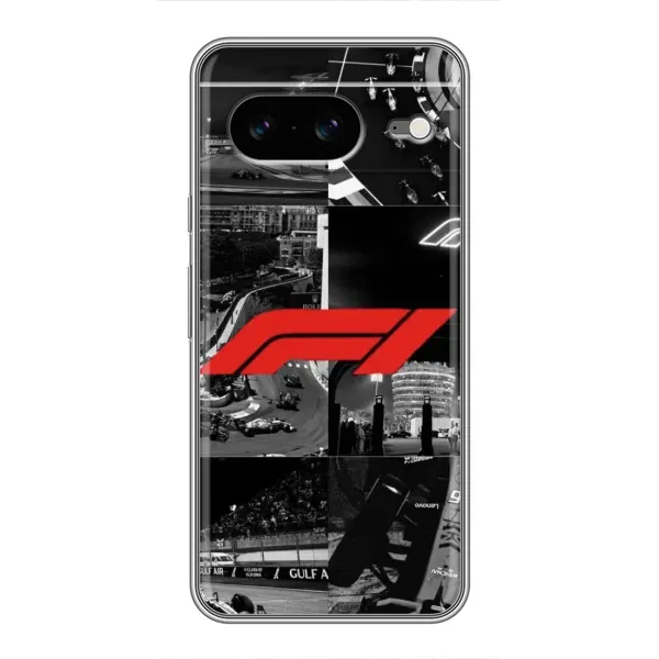 Чехол с рисунком «Коллаж Формула 1» для Google Pixel 8 Чехол с рисунком «Коллаж Формула 1» для Google Pixel 8