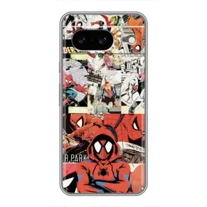 Чехол Супергерой Человека Паука на Google Pixel 8 (Комикс Паука)