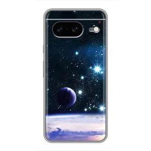 Чохол (ТПУ) з планетами на Google Pixel 8 (Космічний вид)
