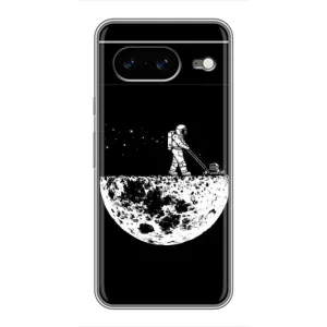 Силіконовый Чохол з принтом "Космонавти" на Google Pixel 8 (Космонавт)