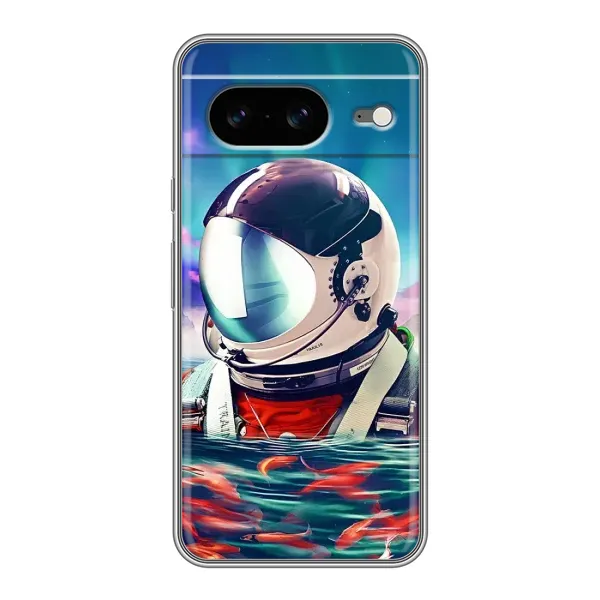 Чехол с рисунком «Космонавт в воде» для Google Pixel 8 Чехол с рисунком «Космонавт в воде» для Google Pixel 8