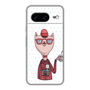 Чехол на тематику: Коты для Google Pixel 8 (Кот аристократ)