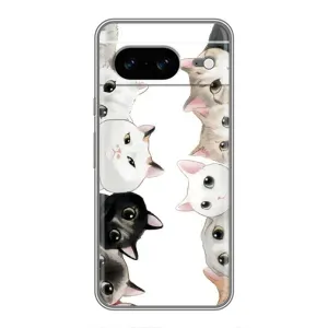 Силиконовый чехол с котиком для Google Pixel 8 (Коты)