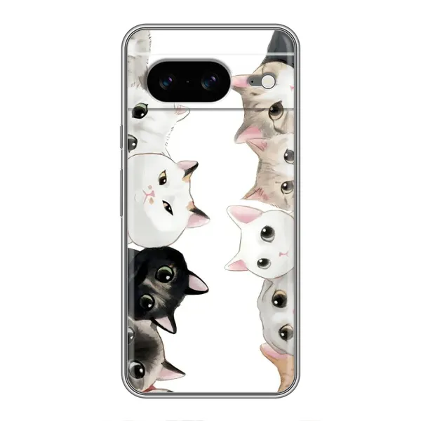 Чехол с рисунком «Коты» для Google Pixel 8