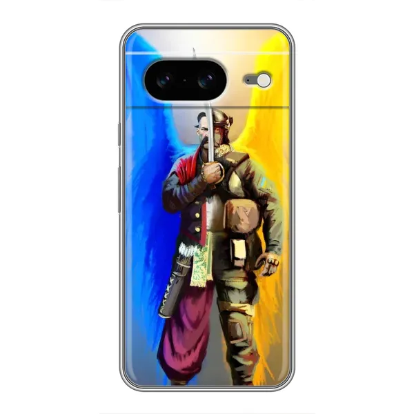 Чехол с рисунком «Козак с крыльями» для Google Pixel 8 Чехол с рисунком «Козак с крыльями» для Google Pixel 8