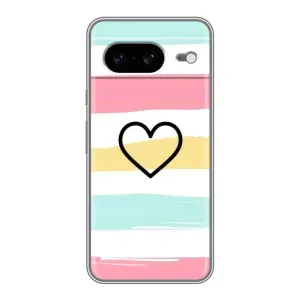 Чехлы с тематикой "Маленькие Сердечки" на Google Pixel 8 (Красивое сердечко)