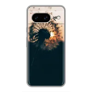 Силиконовый Чехол с одуванчиками на Google Pixel 8 (Красивый одуванчик)