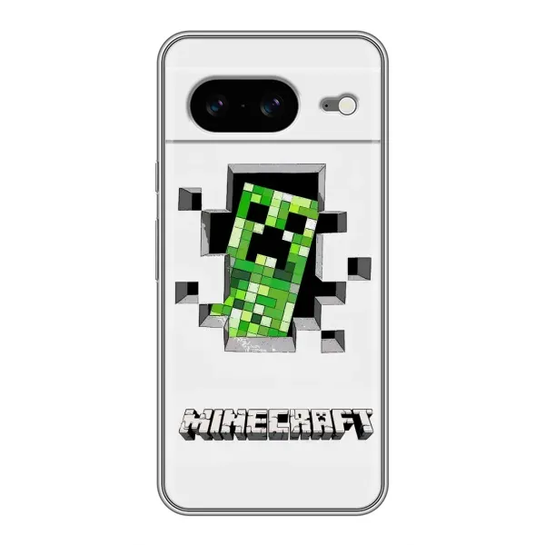 Чехол с рисунком «Крипер» для Google Pixel 8 Чехол с рисунком «Крипер» для Google Pixel 8