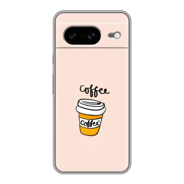 Чехол с рисунком «Кружка кофе» для Google Pixel 8