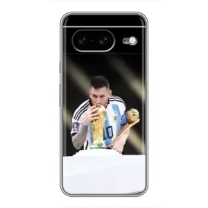 Чехлы Лео Месси Аргентина для Google Pixel 8 (Кубок Мира)