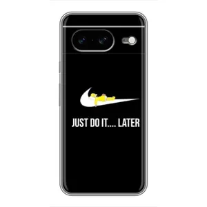 Силиконовый Чехол на Google Pixel 8 с картинкой Nike (Later)