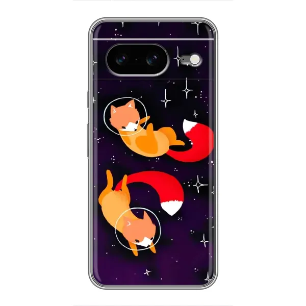 Чехол с рисунком «Лисы» для Google Pixel 8 Чехол с рисунком «Лисы» для Google Pixel 8