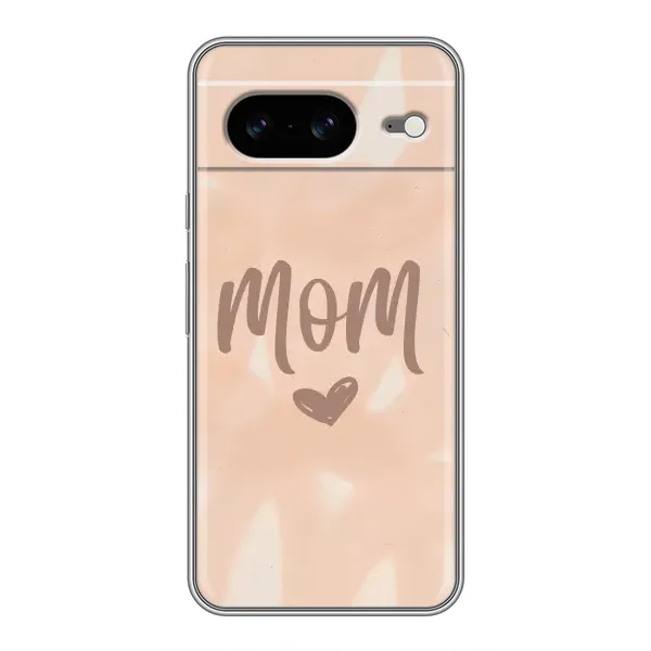 Чехол с рисунком «Love mom» для Google Pixel 8 Чехол с рисунком «Love mom» для Google Pixel 8