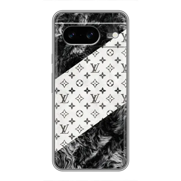 Чехол с рисунком «LV на белом» для Google Pixel 8