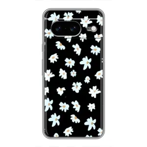 Чехол с ромашками на Google Pixel 8 (Маленькие ромашки)