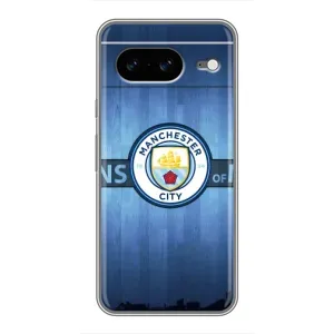 Силиконовые Чехлы принт Футбол на Google Pixel 8 (ManCity)