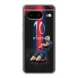 Чехол (TPU) с Футболистом на Google Pixel 8 (MBAPPE 10)