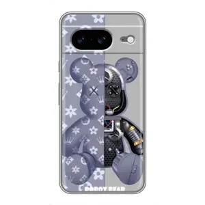 Силиконовый чехол для Google Pixel 8 (Медведь Louis Vuitton)