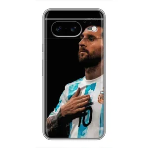Чехлы Лео Месси Аргентина для Google Pixel 8 (Месси Капитан)