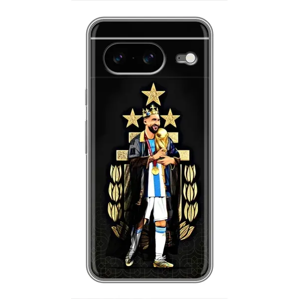 Чехол с рисунком «Месси король» для Google Pixel 8