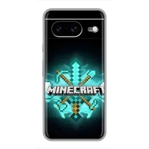 Чехол майнкрафт для Google Pixel 8 (MineCraft 2)