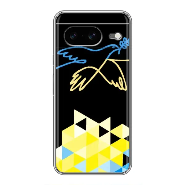 Чехол с рисунком «Мир для Украины» для Google Pixel 8 Чехол с рисунком «Мир для Украины» для Google Pixel 8