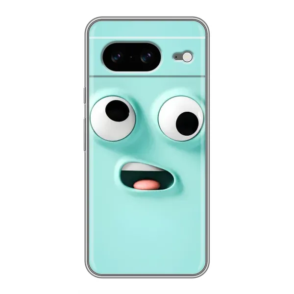 Чехол с рисунком «Забавное мятное лицо» для Google Pixel 8 Чехол с рисунком «Забавное мятное лицо» для Google Pixel 8