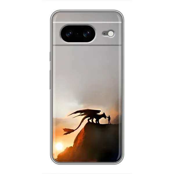 Чехол с рисунком «Мультиик Беззубик» для Google Pixel 8 Чехол с рисунком «Мультиик Беззубик» для Google Pixel 8