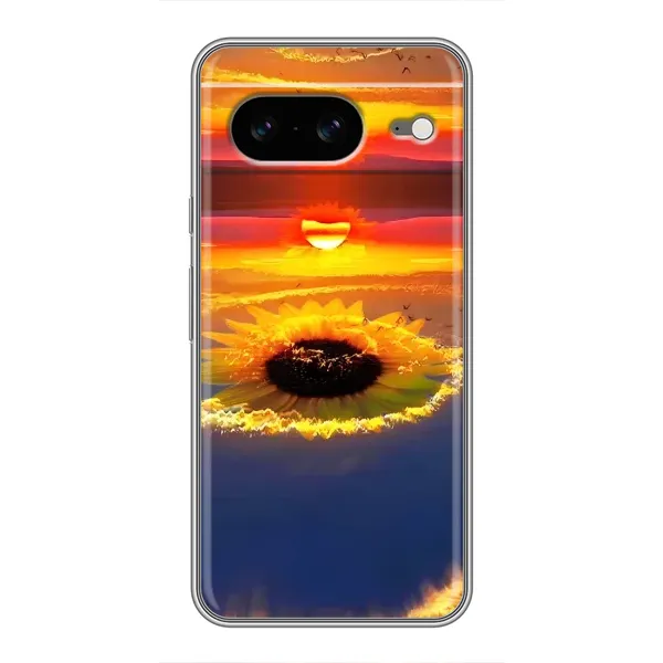 Чехол с рисунком «Небо подсолнух» для Google Pixel 8 Чехол с рисунком «Небо подсолнух» для Google Pixel 8