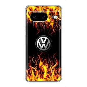 Чехол "Фольксваген" для Google Pixel 8 (Огненный Лого)
