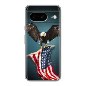 Чохол Прапор USA для Google Pixel 8 (Орел і прапор)
