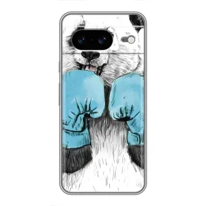 Чехлы с Пандами на Google Pixel 8 (Панда боксер)