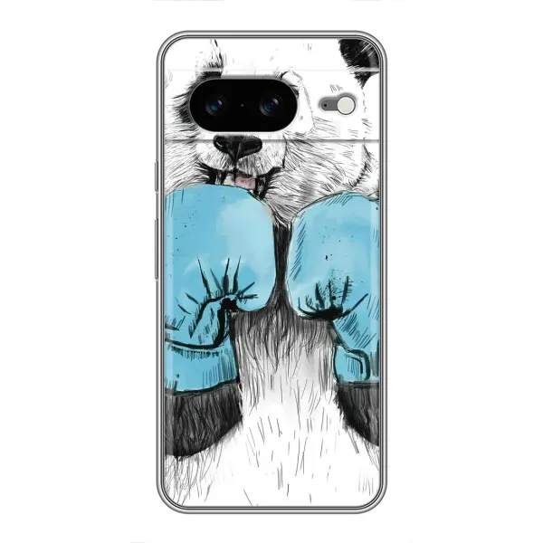 Чехол с рисунком «Панда боксер» для Google Pixel 8