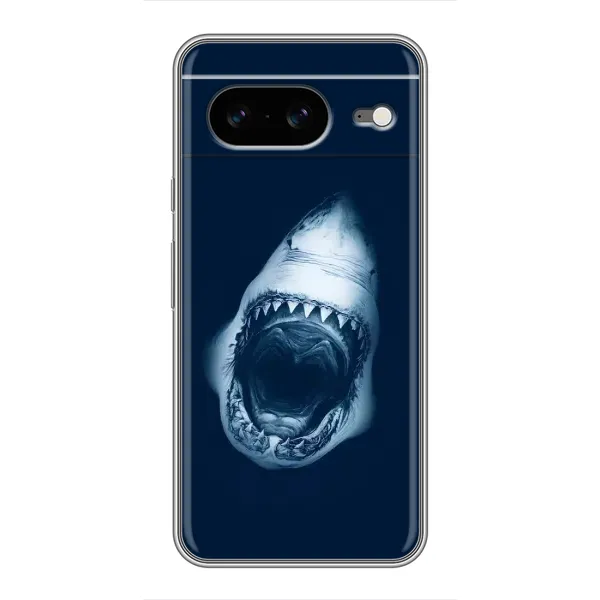 Чехол с рисунком «Пасть Акулы» для Google Pixel 8