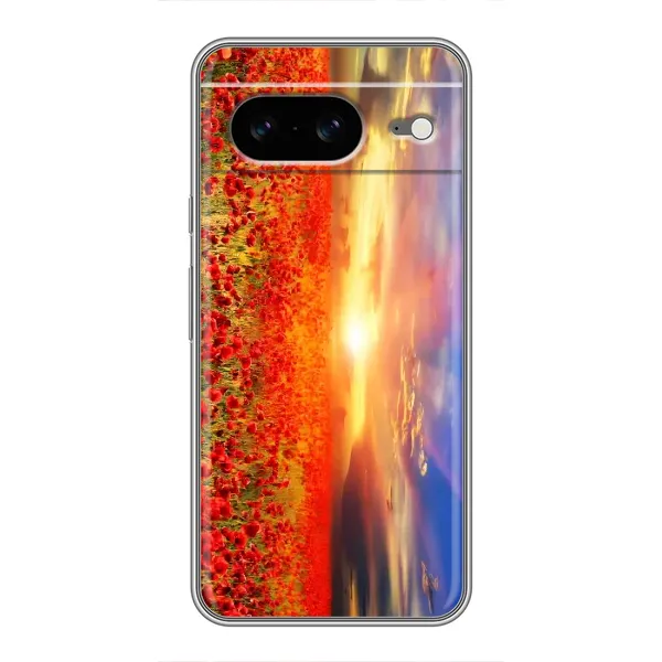 Чехол с рисунком «Поле тюльпанов» для Google Pixel 8